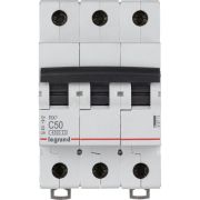 Выключатель автоматический модульный 3п C 50А 4.5кА RX3 ИЭК Leg 419713