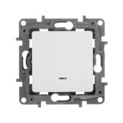 Выключатель 1-кл. СП Etika 10А IP20 250В 10AX с подсветкой/индикацией безвинтов. зажимы механизм бел. IEK 672203